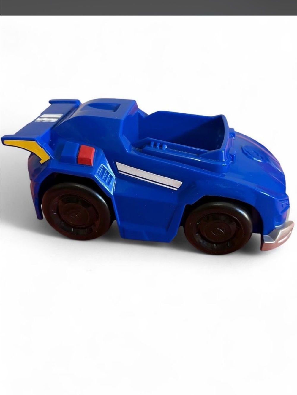 Paw Patrol Blue Racing Car with Red and Yellow Accents